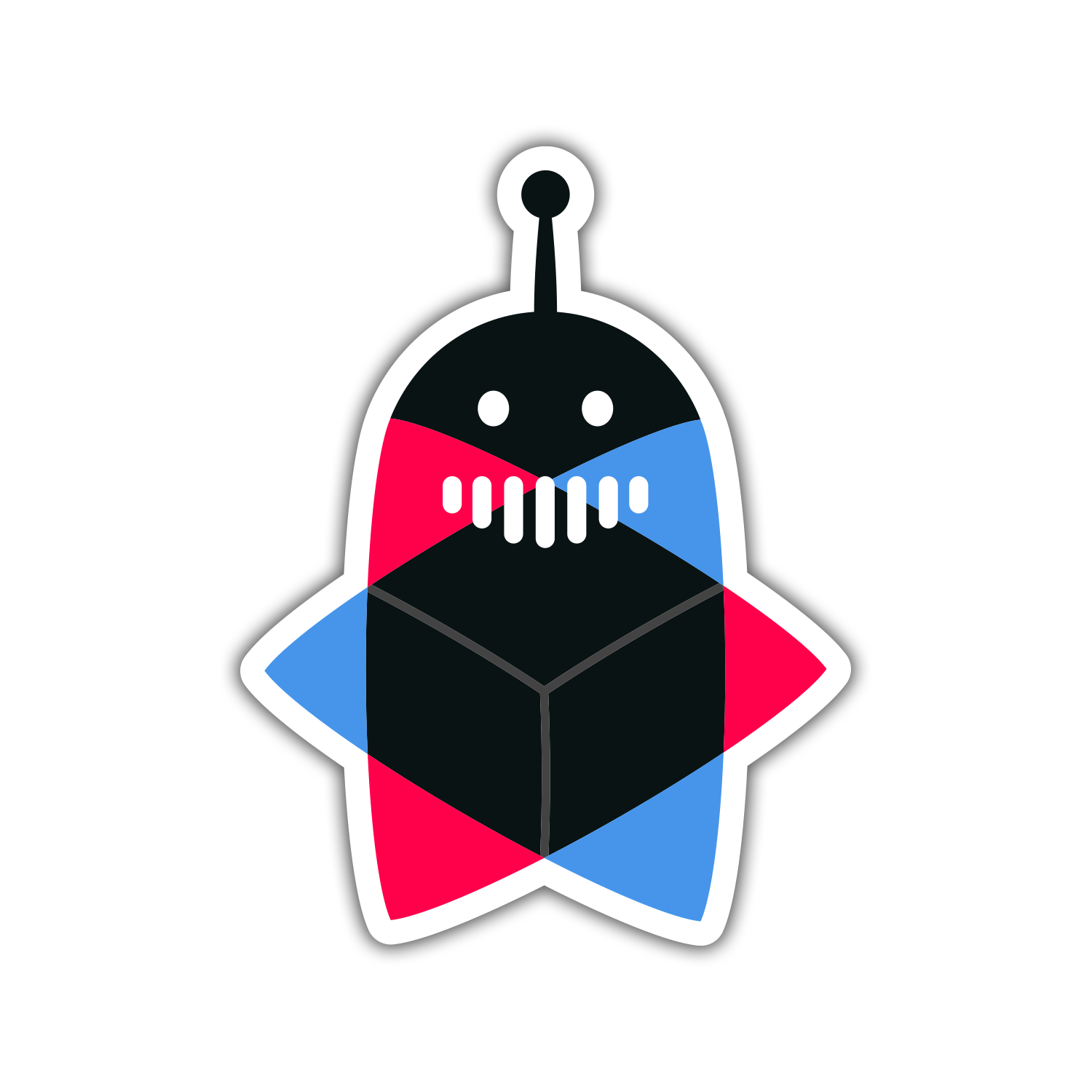 Quarkus Bot character sticker preview
